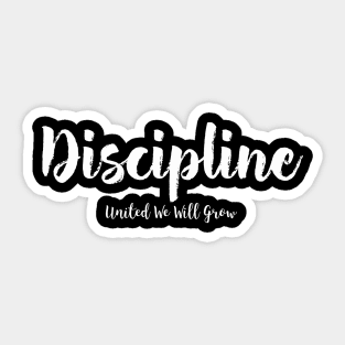 Discipline Sticker